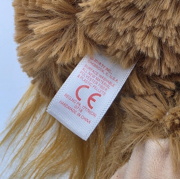 Ty Attic Treasures Cuddlys Leon Lion Stuffed Animal Plush - Picture 6 of 8